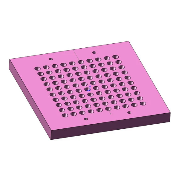 CBD 100 teshikli atomizator uchun qo'llab-quvvatlovchi shablon